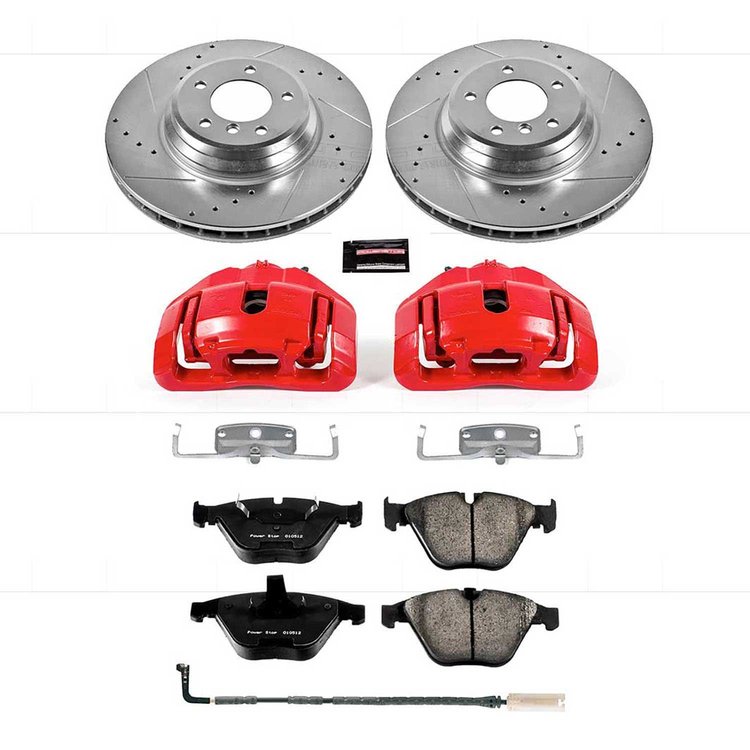1 CLICK KIT W/CALIPERS FRONT 2007-2009 BMW 335 Series/