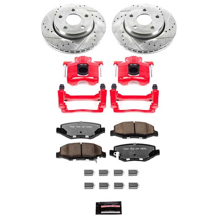 Truck and Towing Z36 Brake Upgrade Kit Cross-Drilled and Slotted Rotors Z36 Carbon Ceramic Brake Pad