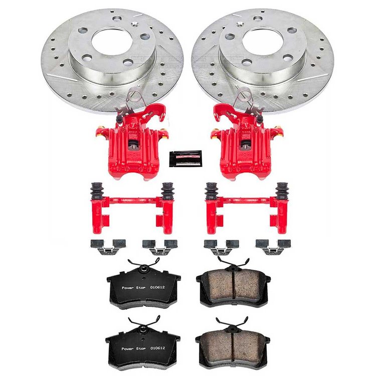 1 CLICK KIT W/CALIPERS REAR 2002-2006 AUDI A4/