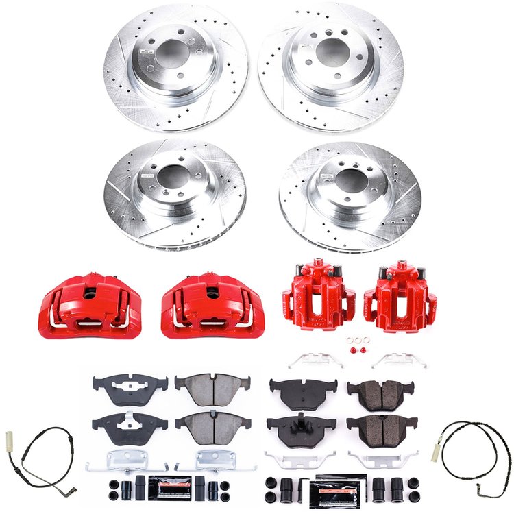 1 CLICK KIT W/CALIPERS F&R 2007-2009 BMW 335 Series/