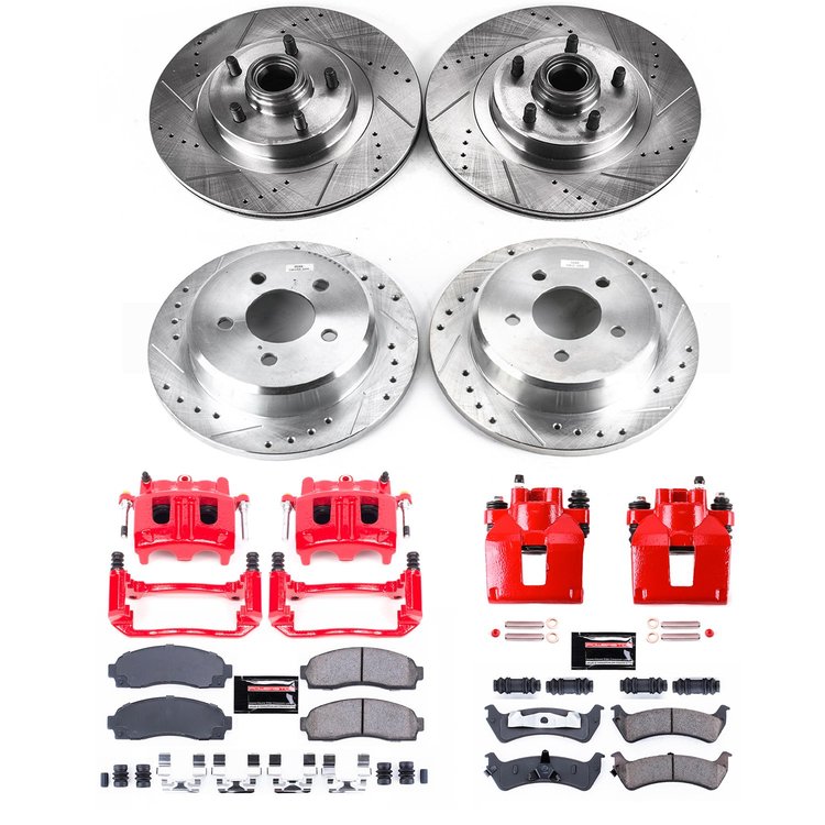 1 CLICK KIT W/CALIPERS Front & Rear 2001-2002 FORD EXPLORER SPORT/