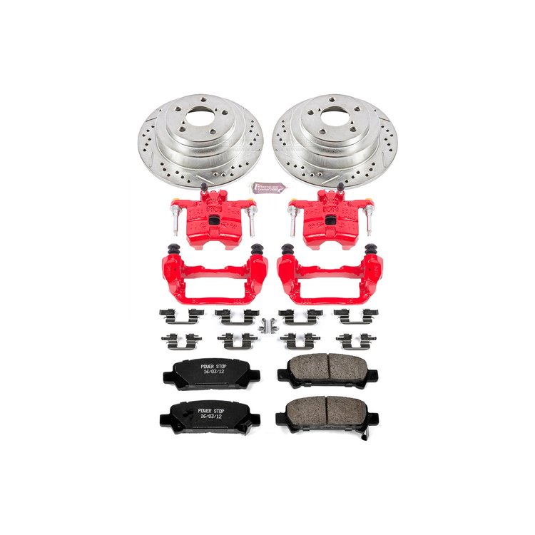 1-CLICK KIT W/CALIPERS Rear- 1998-2003 SUBARU FORESTER 2002 SUBARU IMPREZA WRX 2003 SUBARU IMPREZA WRX