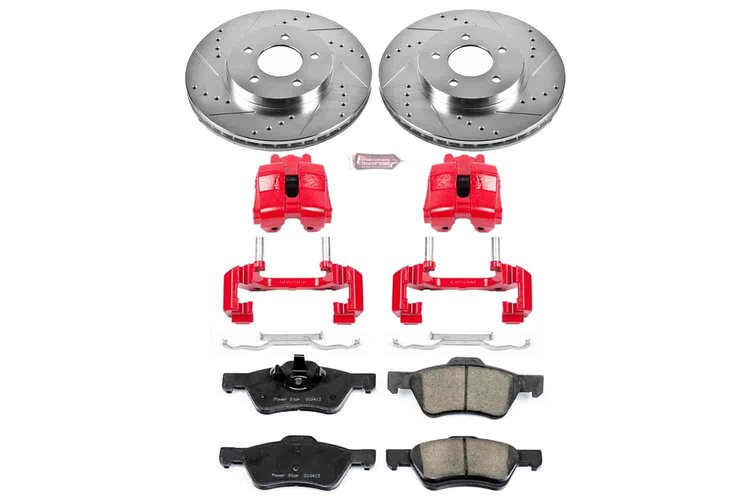 1 CLICK KIT W/CALIPERS FRONT 2009-2010 FORD ESCAPE/2009-2010 MERCURY MARINER/