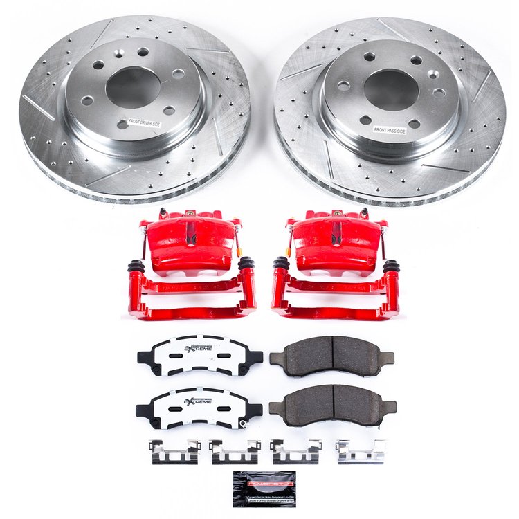 Truck and Towing Z36 Brake Upgrade Kit Cross-Drilled and Slotted Rotors Z36 Carbon Ceramic Brake Pad