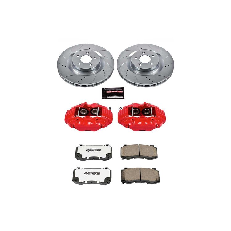 Street Warrior Brake Upgrade Kit Cross-Drilled and Slotted Rotors Z26 Extreme Street Performance Bra