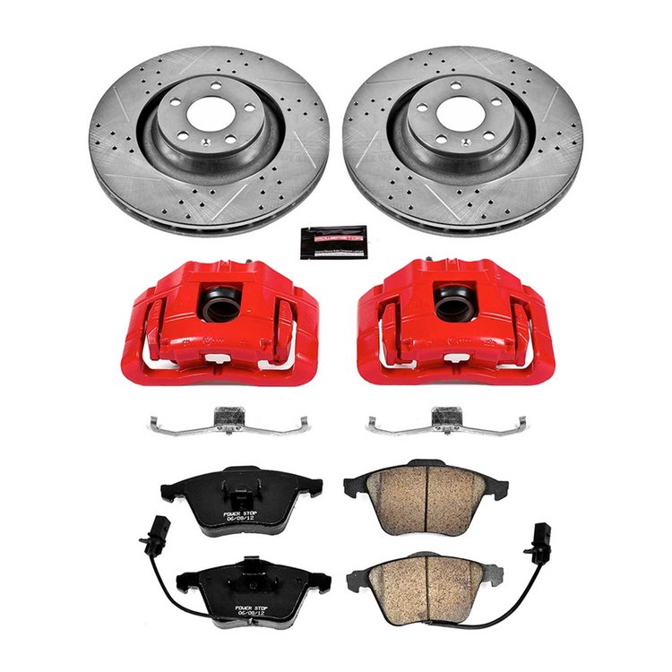 1 CLICK KIT W/CALIPERS FRONT 2005-2011 AUDI A6 QUATTRO/