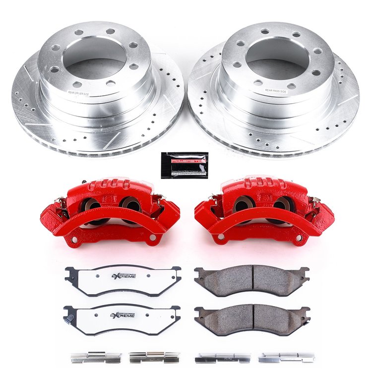 Truck and Towing Z36 Brake Upgrade Kit Cross-Drilled and Slotted Rotors Z36 Carbon Ceramic Brake Pad