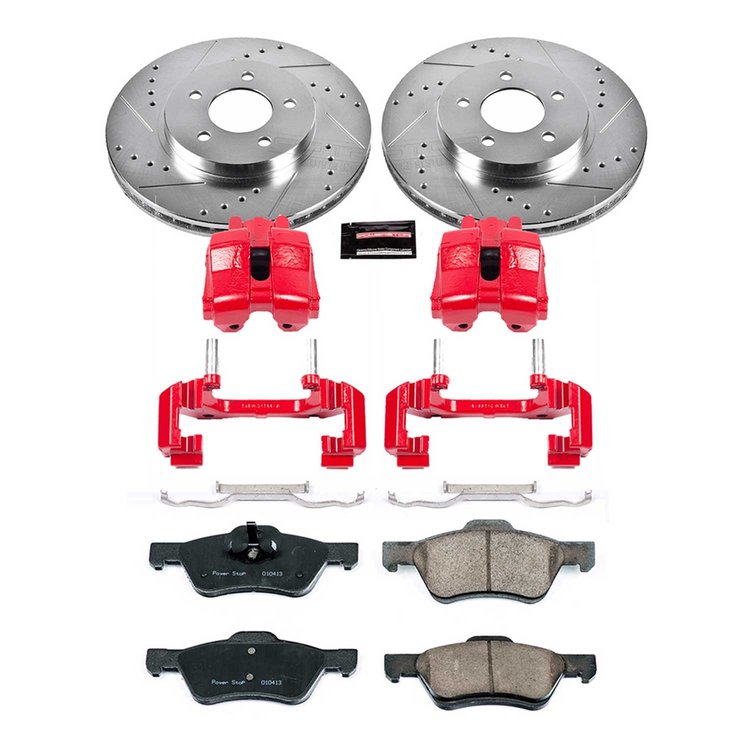 1 CLICK KIT W/CALIPERS FRONT 2010-2012 FORD ESCAPE/2010-2011 MERCURY MARINER/