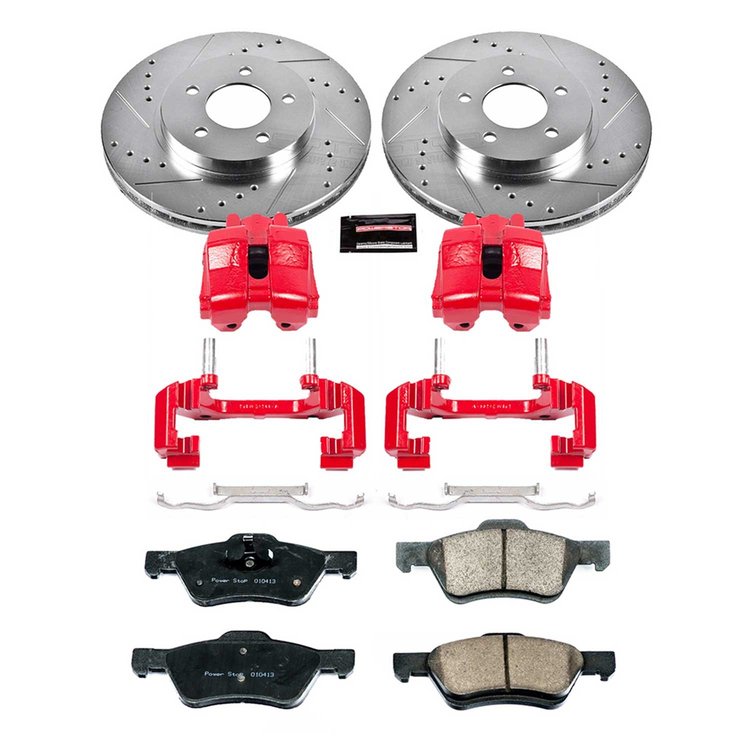 1 CLICK KIT W/CALIPERS FRONT 2010-2012 FORD ESCAPE/2010-2011 MERCURY MARINER/