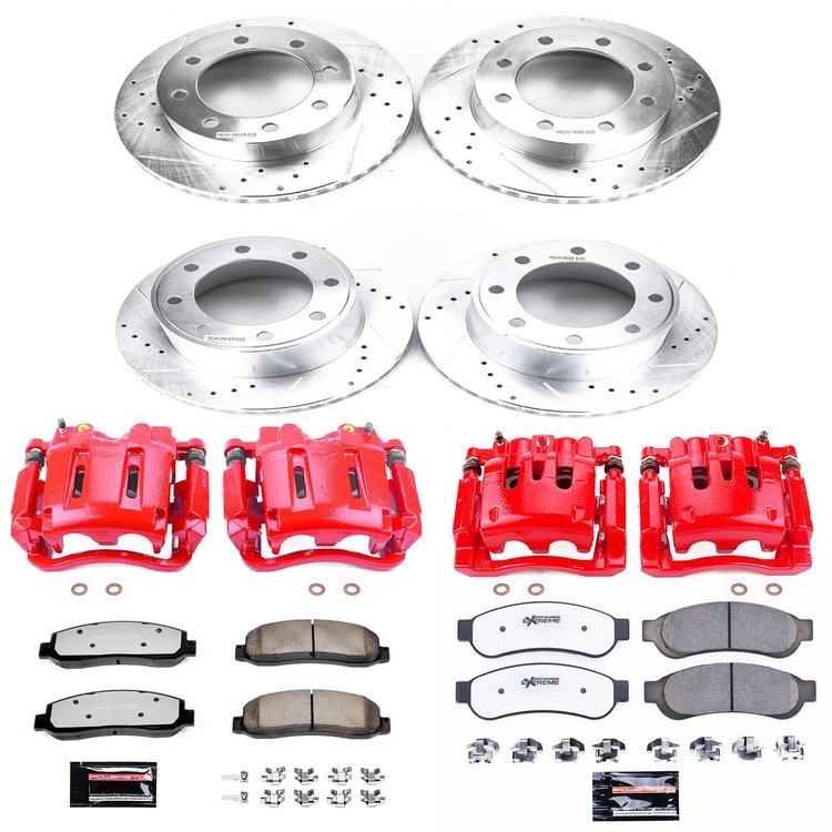 Truck and Towing Z36 Brake Upgrade Kit Cross-Drilled and Slotted Rotors Z36 Carbon Ceramic Brake Pad