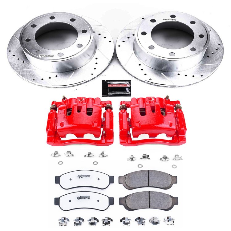 Truck and Towing Z36 Brake Upgrade Kit Cross-Drilled and Slotted Rotors Z36 Carbon Ceramic Brake Pad