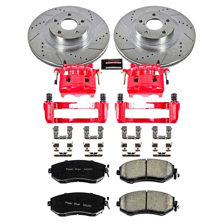 1 CLICK KIT W/CALIPERS Front 2010-2015 SUBARU FORESTER/2011-2014 SUBARU IMPREZA WRX/