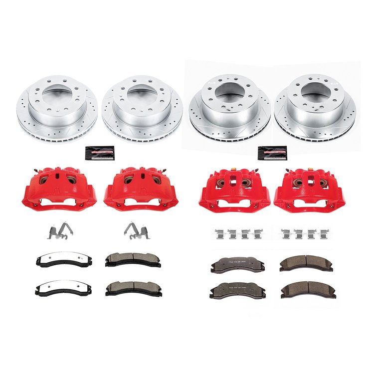 Truck and Tow Z36 Front/Rear Brake Pad, Rotor and Caliper Kit