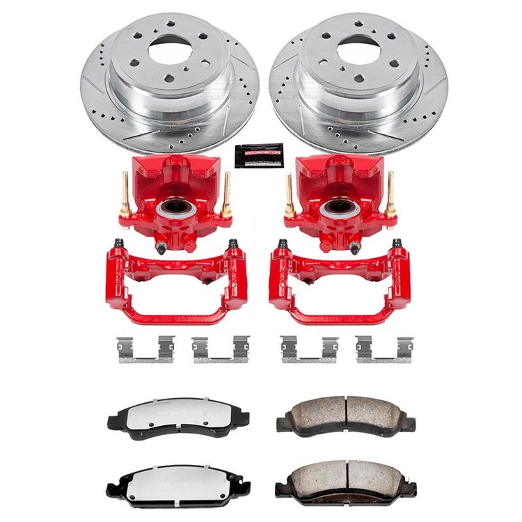 Truck and Towing Z36 Brake Upgrade Kit Cross-Drilled and Slotted Rotors Z36 Carbon Ceramic Brake Pad