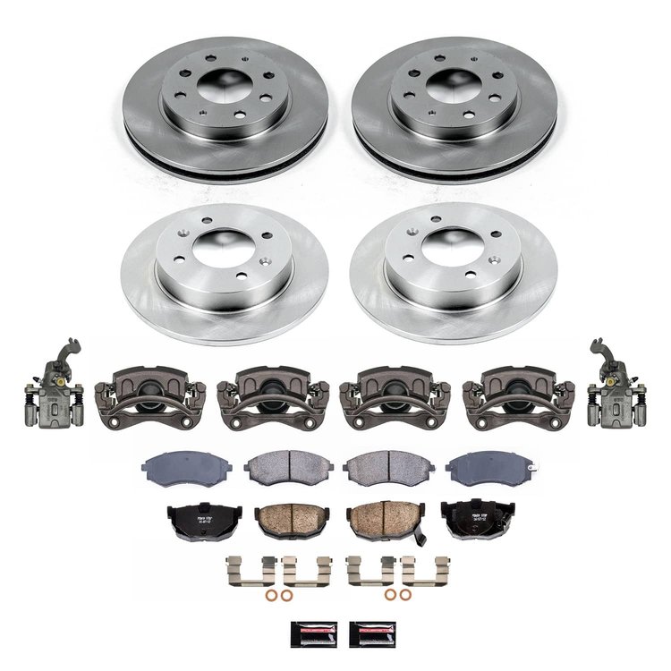 KCOE2778A OE Stock Replacement Low-Dust Ceramic Brake Pad, Rotor & Caliper Kit