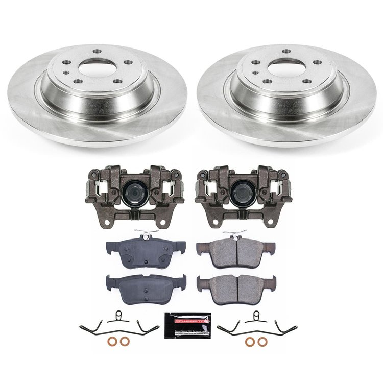 KCOE6559B OE Stock Replacement Low-Dust Ceramic Brake Pad, Rotor & Caliper Kit