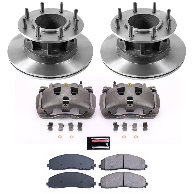 KCOE6823 OE Stock Replacement Low-Dust Ceramic Brake Pad, Rotor & Caliper Kit