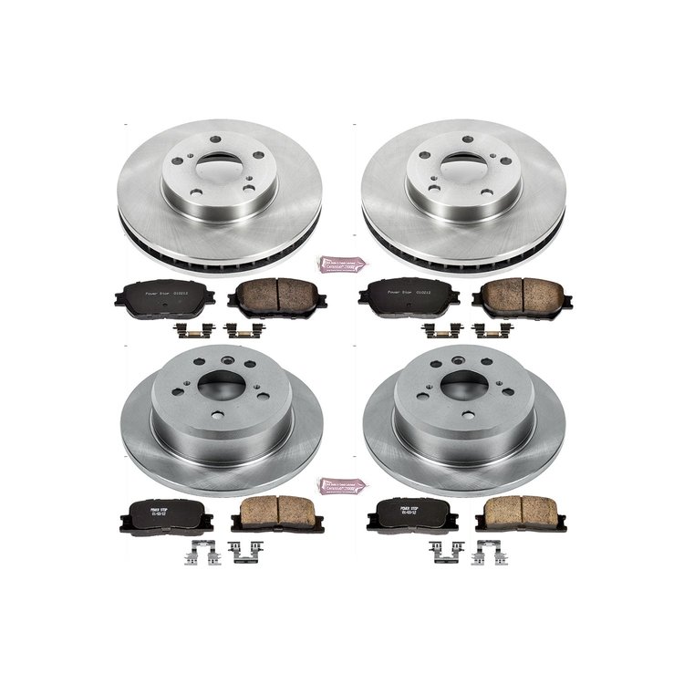Autospecialty By Power Stop 1-Click Daily Driver Brake Kits