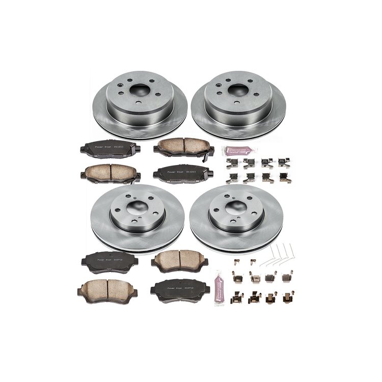 Autospecialty By Power Stop 1-Click Daily Driver Brake Kits
