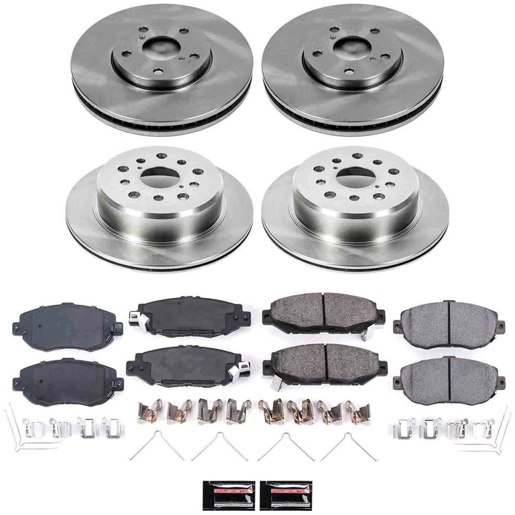 Autospecialty By Power Stop 1-Click Daily Driver Brake Kits