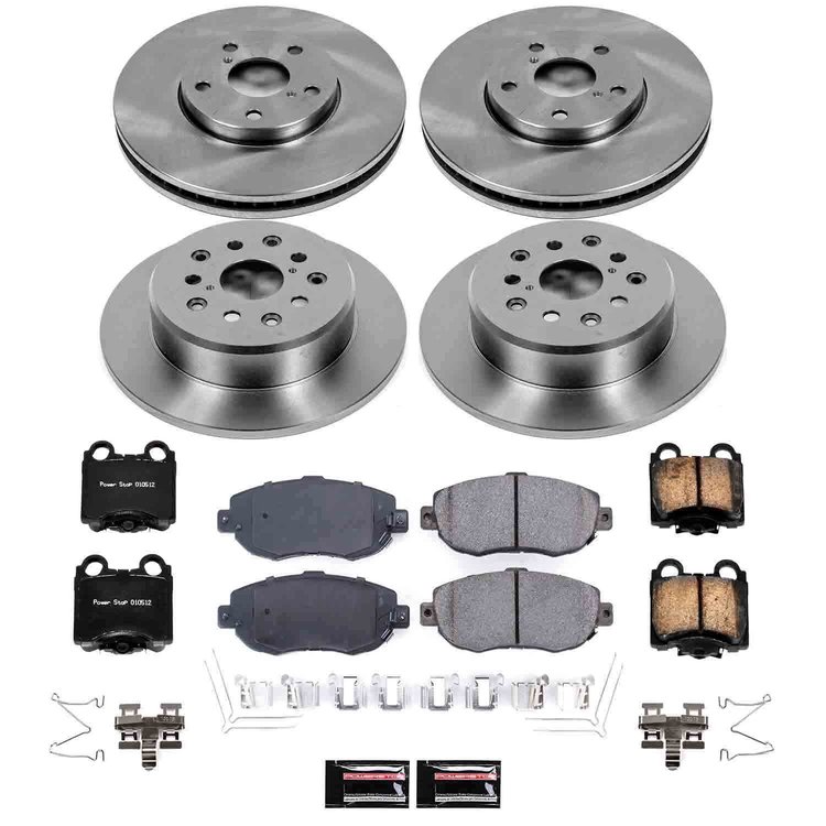 Autospecialty By Power Stop 1-Click Daily Driver Brake Kits