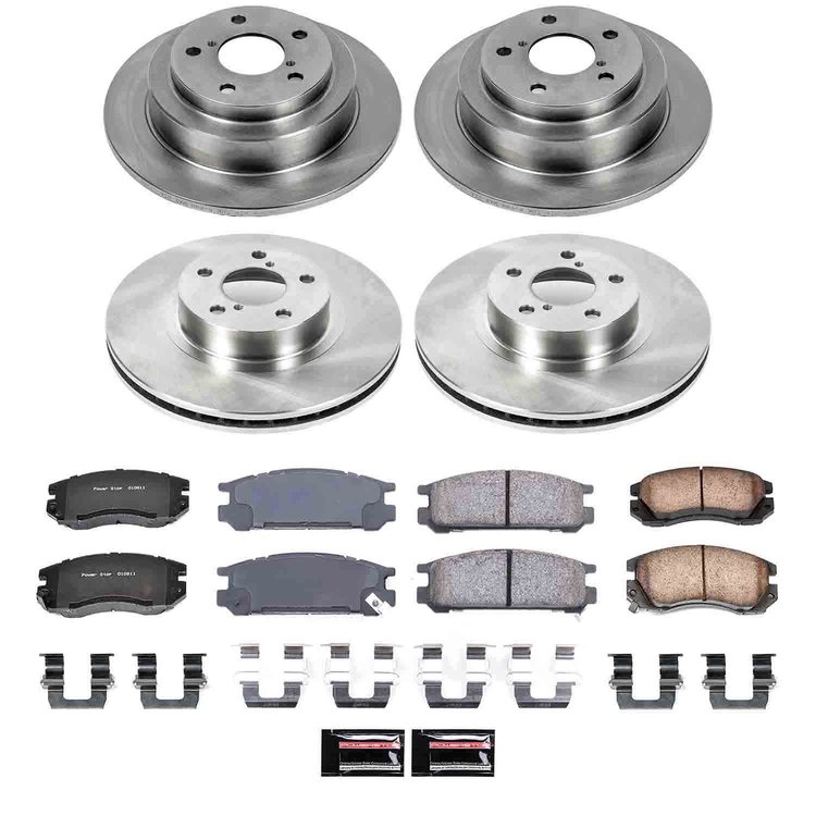 Autospecialty By Power Stop 1-Click Daily Driver Brake Kits