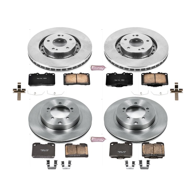 Autospecialty By Power Stop 1-Click Daily Driver Brake Kits