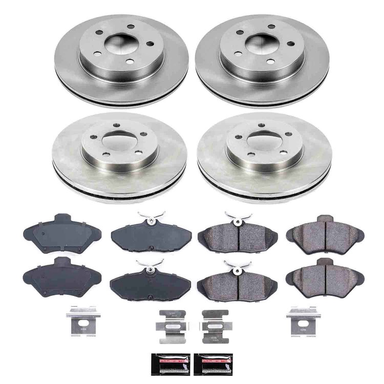Autospecialty By Power Stop 1-Click Daily Driver Brake Kits