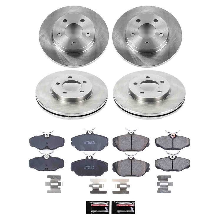 Autospecialty By Power Stop 1-Click Daily Driver Brake Kits