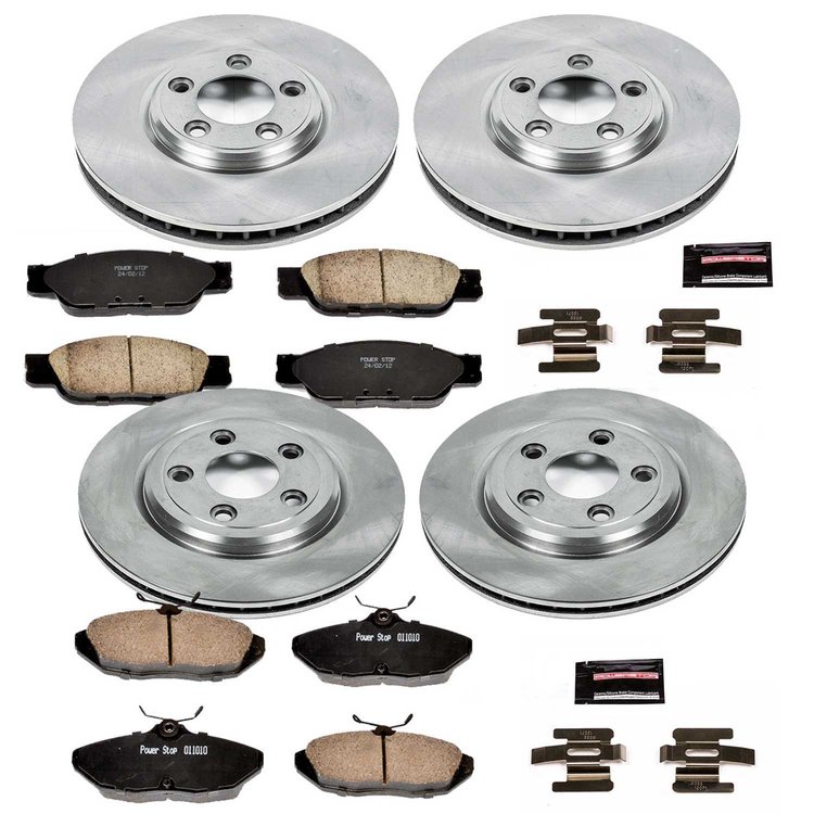 Autospecialty By Power Stop 1-Click Daily Driver Brake Kits