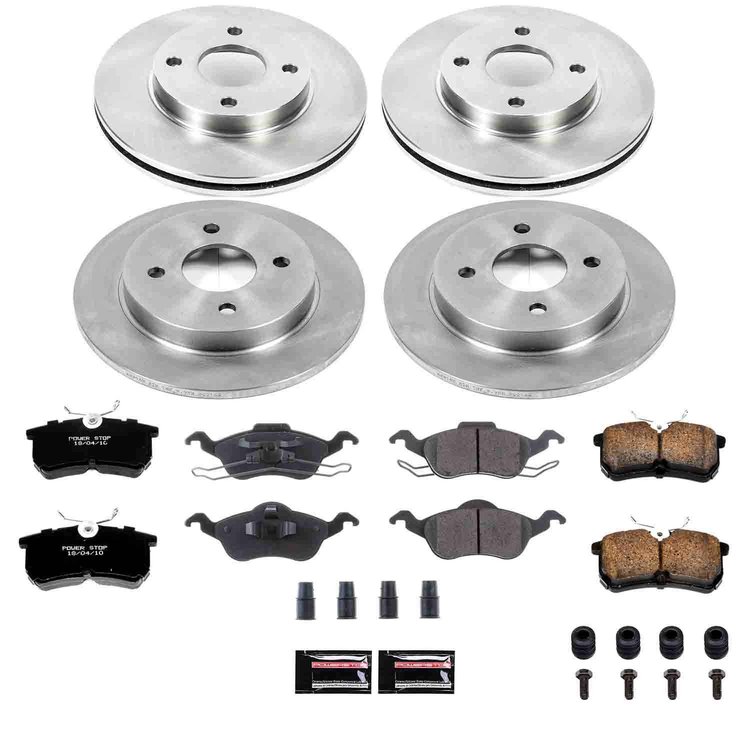 Autospecialty By Power Stop 1-Click Daily Driver Brake Kits