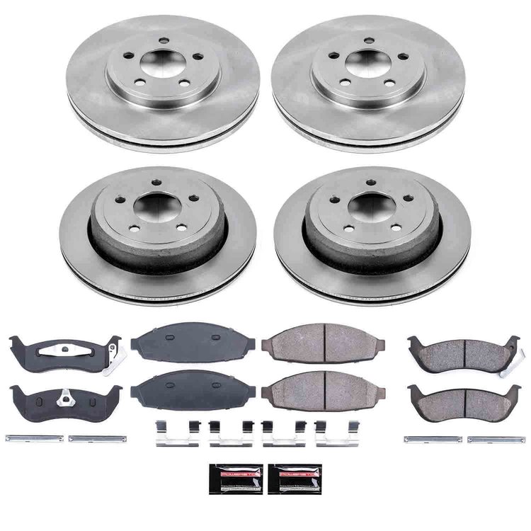 Autospecialty By Power Stop 1-Click Daily Driver Brake Kits