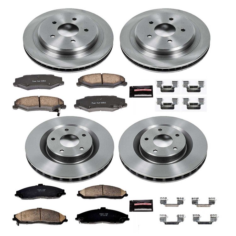 Autospecialty By Power Stop 1-Click Daily Driver Brake Kits