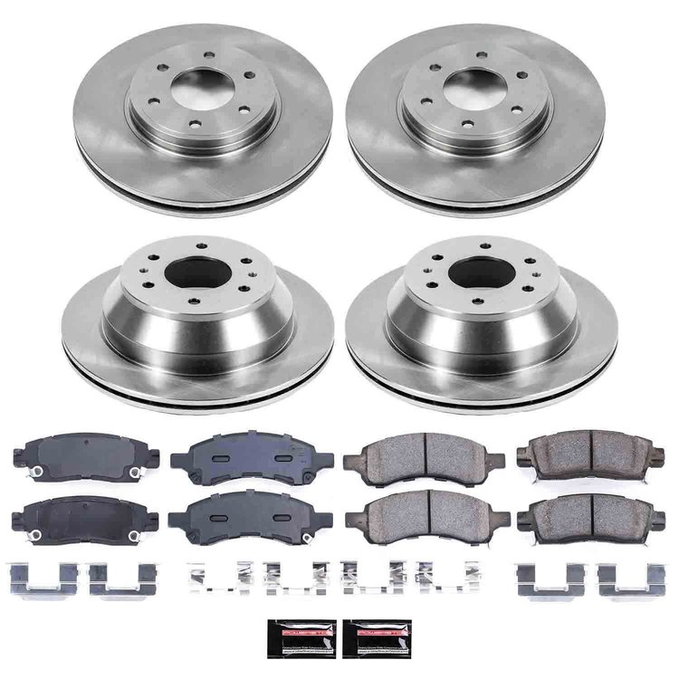 Autospecialty By Power Stop 1-Click Daily Driver Brake Kits