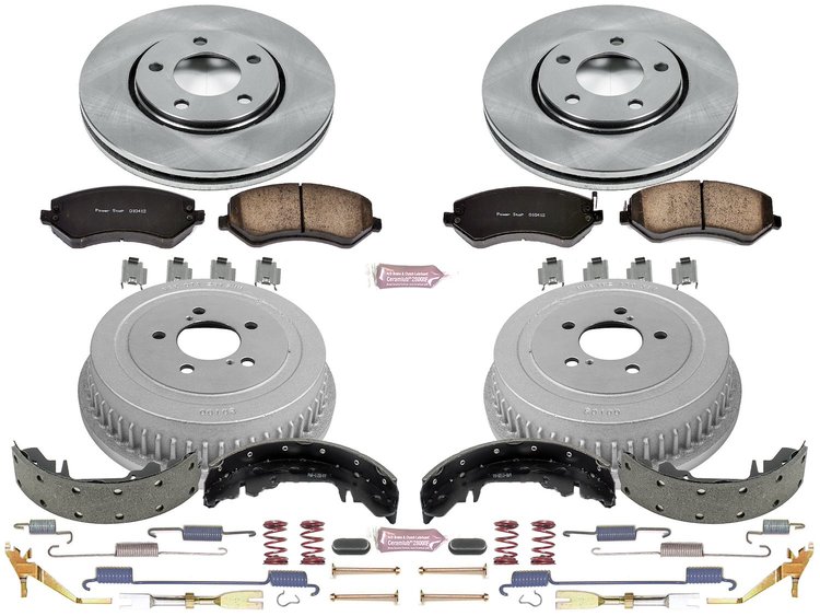 Autospecialty OE Stock Replacement 1-Click Daily Driver Brake Kit