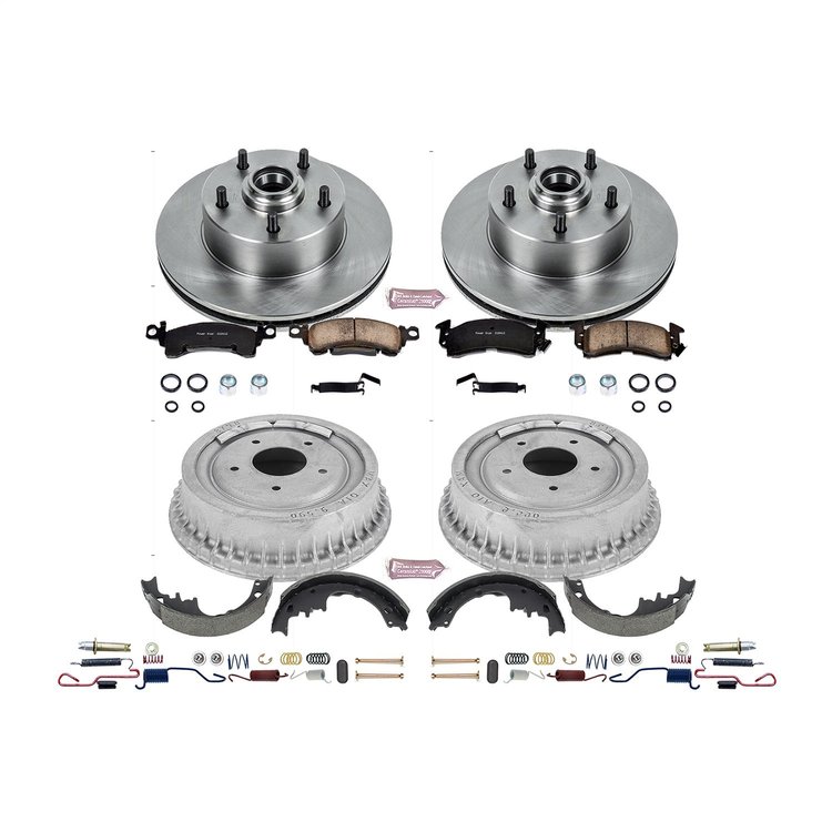 Autospecialty OE Stock Replacement 1-Click Daily Driver Brake Kit