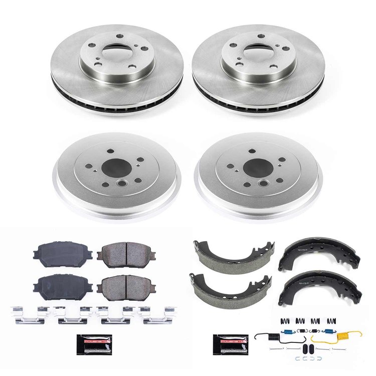 Autospecialty OE Stock Replacement 1-Click Daily Driver Brake Kit