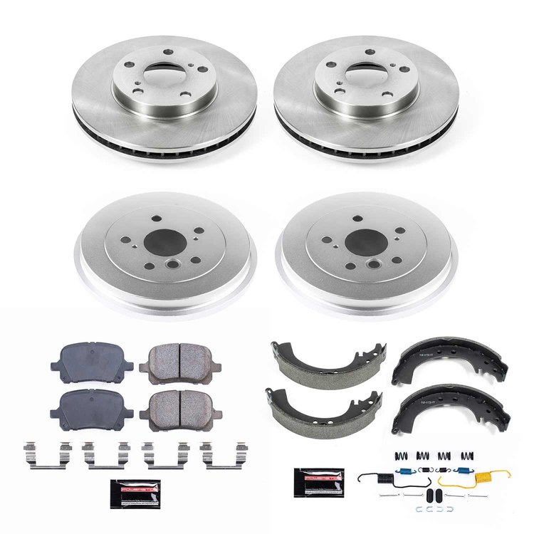 Autospecialty OE Stock Replacement 1-Click Daily Driver Brake Kit