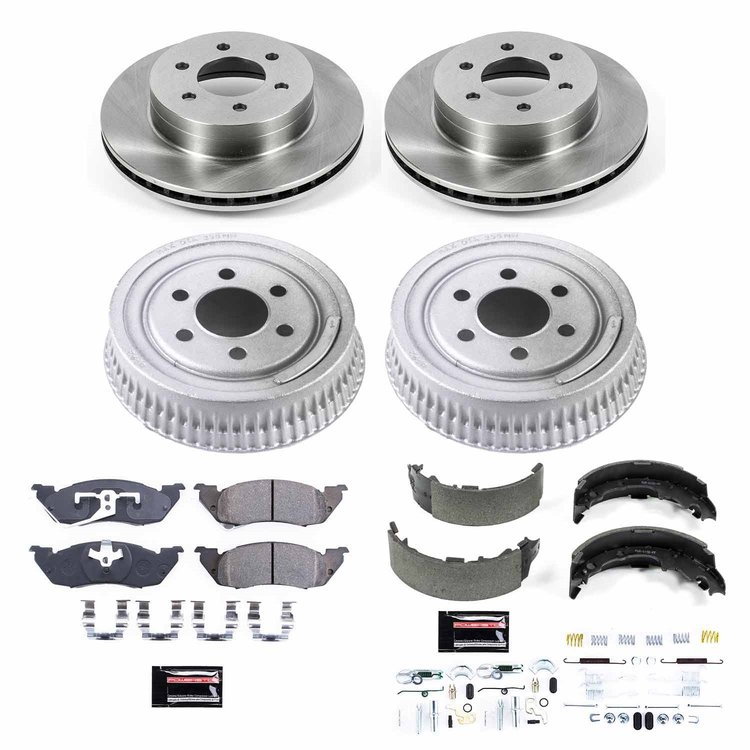 Autospecialty OE Stock Replacement 1-Click Daily Driver Brake Kit