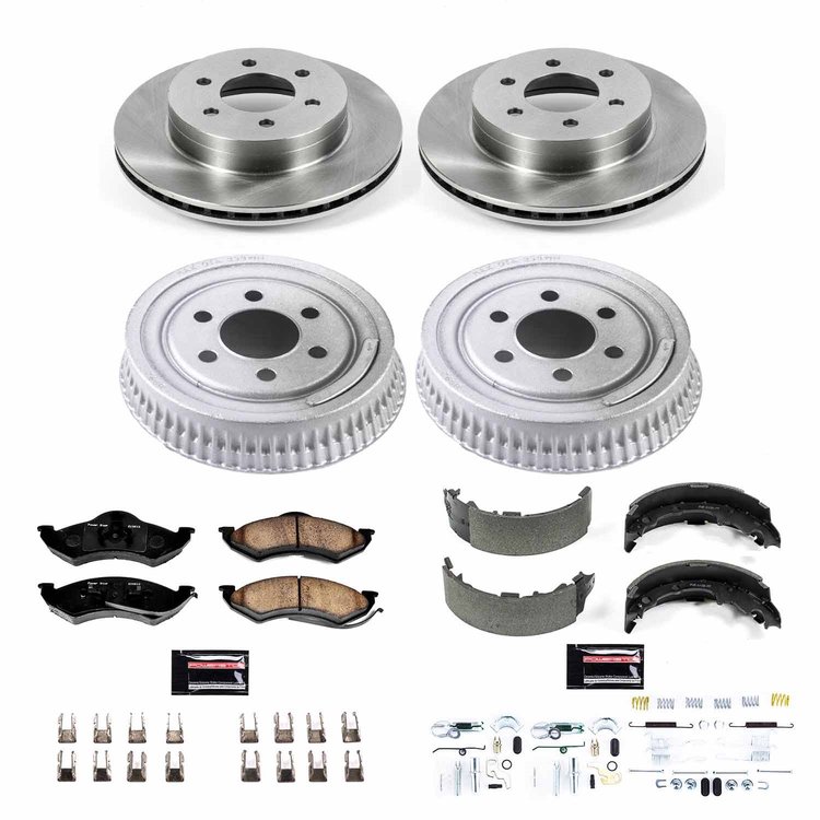 Autospecialty OE Stock Replacement 1-Click Daily Driver Brake Kit