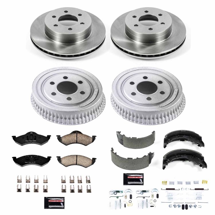 Autospecialty OE Stock Replacement 1-Click Daily Driver Brake Kit