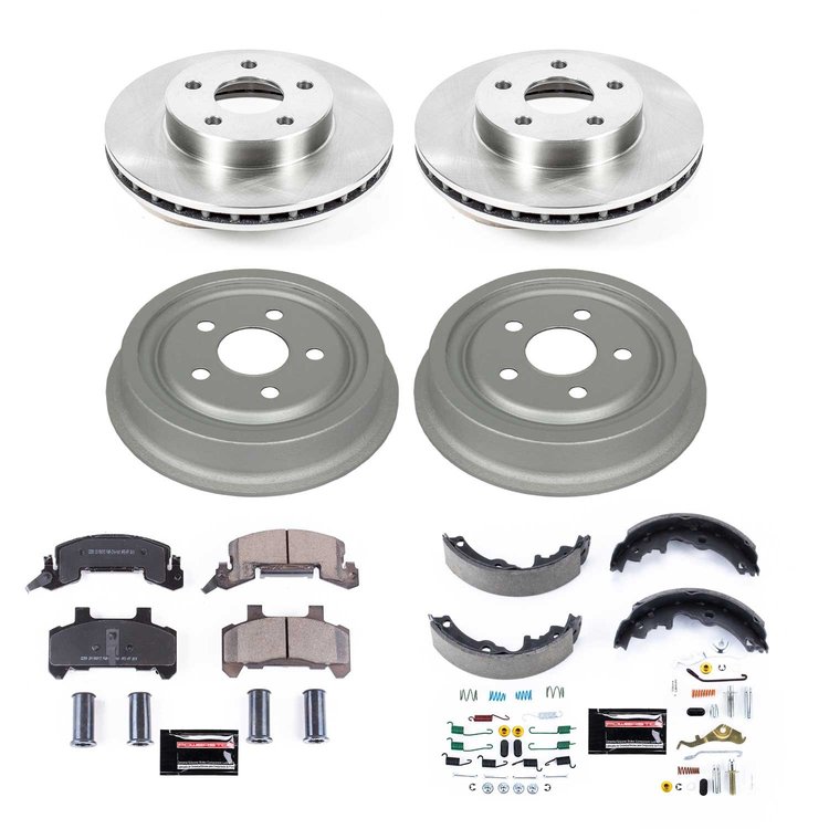 Autospecialty OE Stock Replacement 1-Click Daily Driver Brake Kit