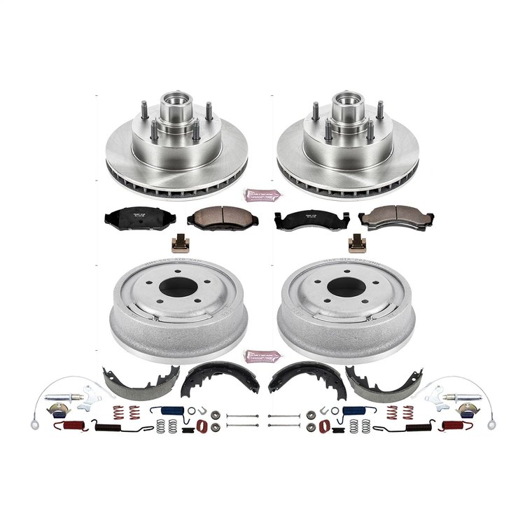 Autospecialty OE Stock Replacement 1-Click Daily Driver Brake Kit