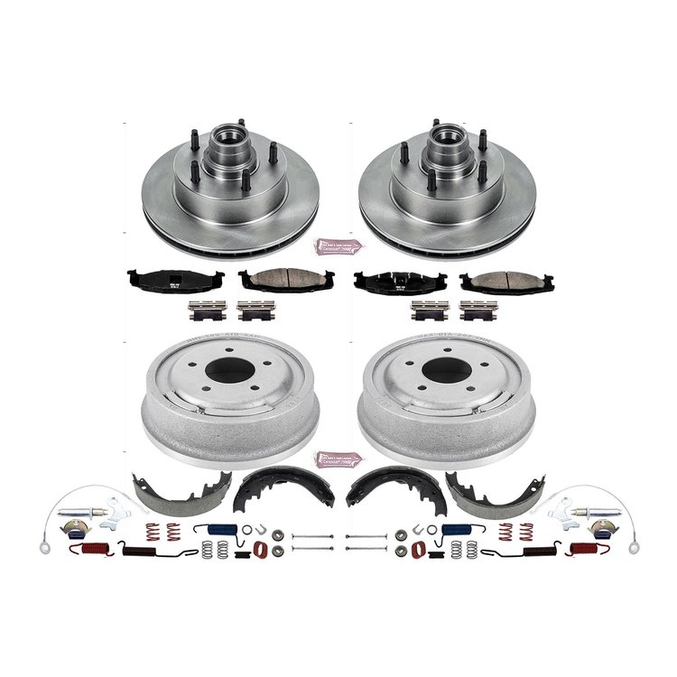 Autospecialty OE Stock Replacement 1-Click Daily Driver Brake Kit