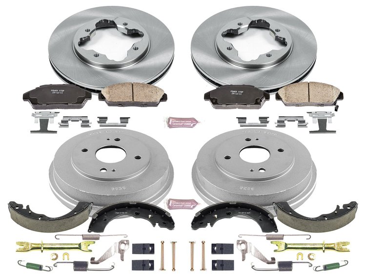 Autospecialty OE Stock Replacement 1-Click Daily Driver Brake Kit