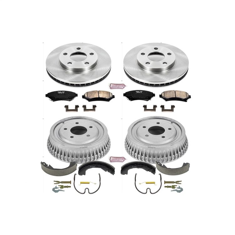 Autospecialty OE Stock Replacement 1-Click Daily Driver Brake Kit
