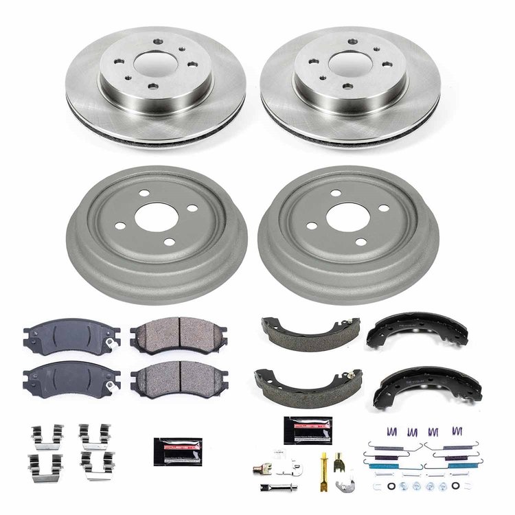 Autospecialty OE Stock Replacement 1-Click Daily Driver Brake Kit
