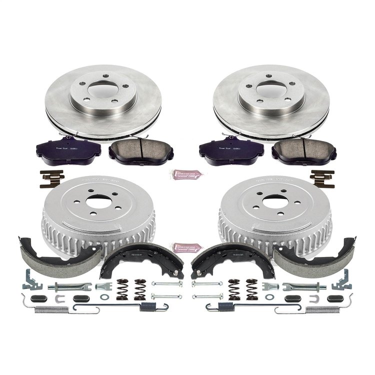 Autospecialty OE Stock Replacement 1-Click Daily Driver Brake Kit