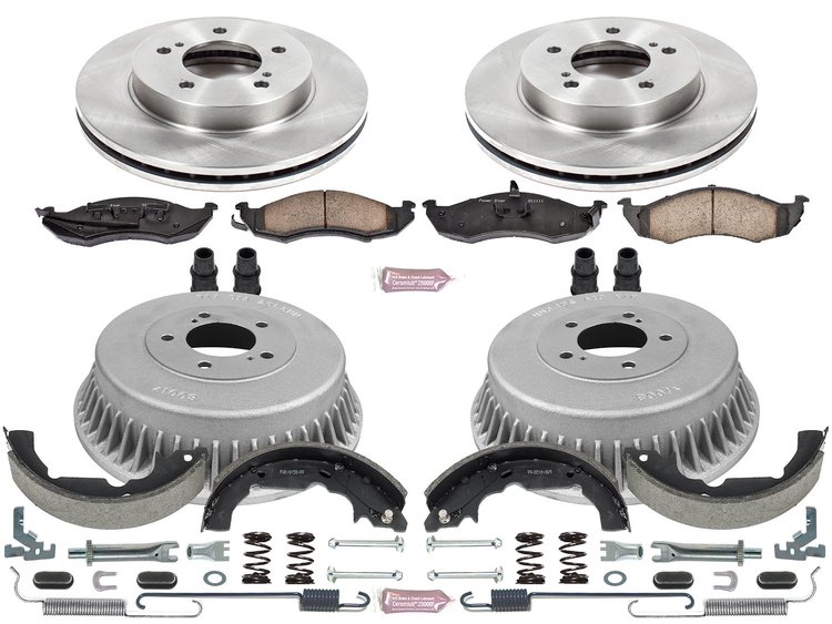 Autospecialty OE Stock Replacement 1-Click Daily Driver Brake Kit