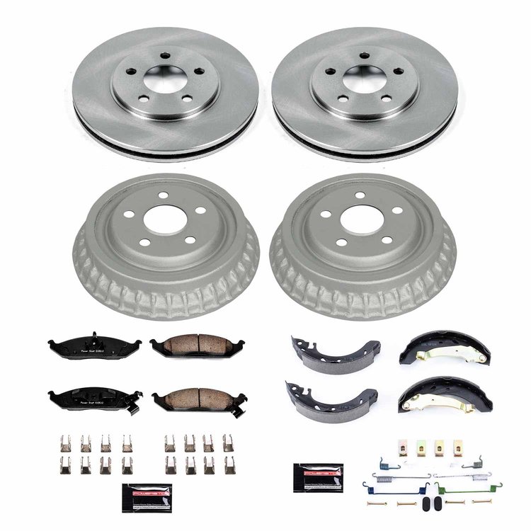 Autospecialty OE Stock Replacement 1-Click Daily Driver Brake Kit